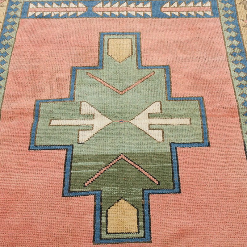 Vintage Turkish Hand-Knotted Rug - 4'  x 5' 1" (48" x 61") - K0084352