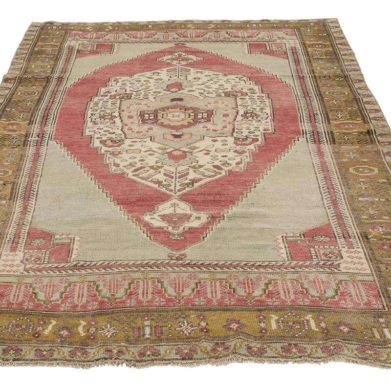 El Dokuma Vintage Hali - 123 cm x 194 cm - K0084353