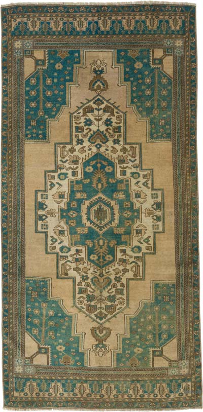 El Dokuma Vintage Hali - 130 cm x 262 cm