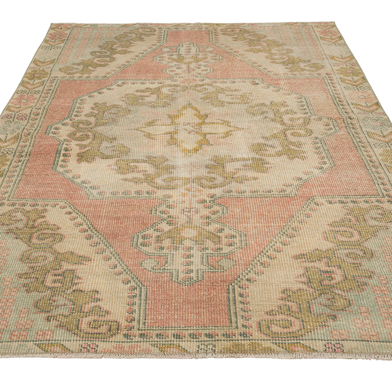 Vintage Turkish Hand-Knotted Rug - 4' 4" x 6' 11" (52" x 83") - K0084356