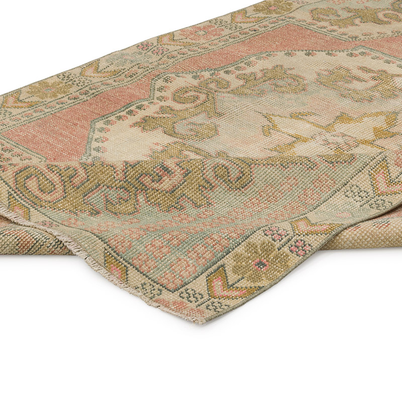 Vintage Turkish Hand-Knotted Rug - 4' 4" x 6' 11" (52" x 83") - K0084356