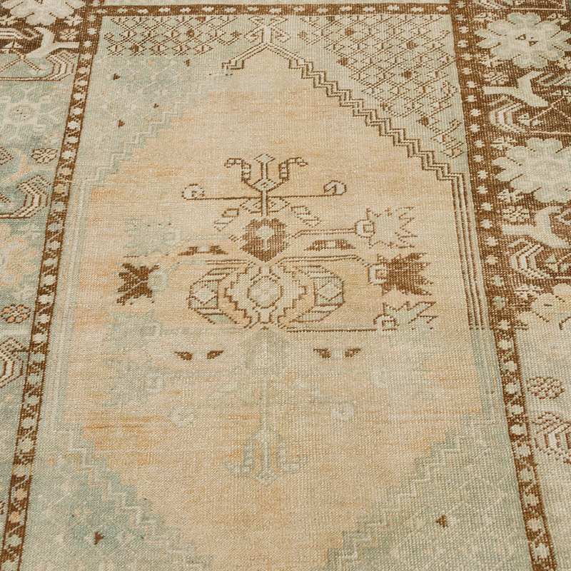 Alfombra Vintage Turca Anudada a Mano - 93 cm x 154 cm - K0084358