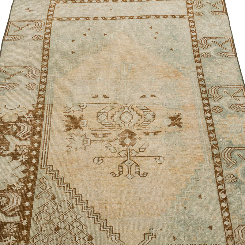Alfombra Vintage Turca Anudada a Mano - 93 cm x 154 cm - K0084358
