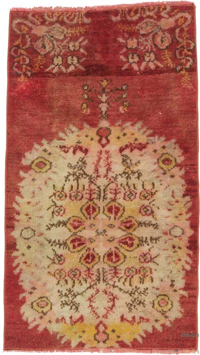 Vintage Turkish Hand-Knotted Rug - 2'  x 3' 6" (24" x 42")