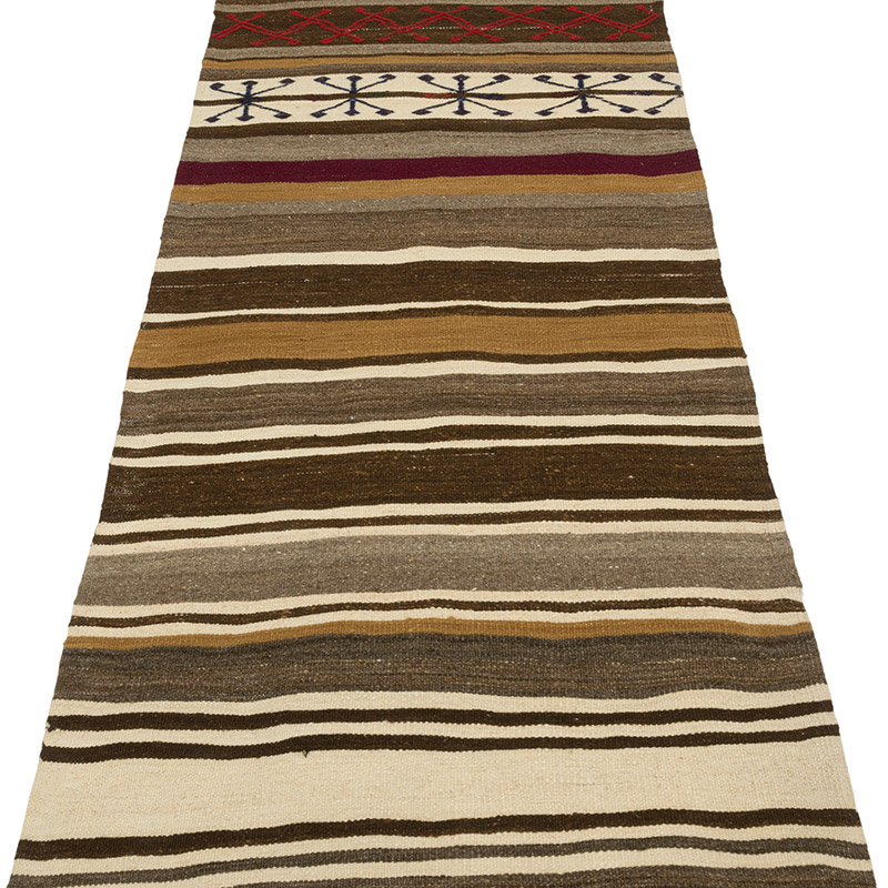 Vintage Turkish Kilim Runner - 2' 7" x 30' 9" (31" x 369") - K0084362