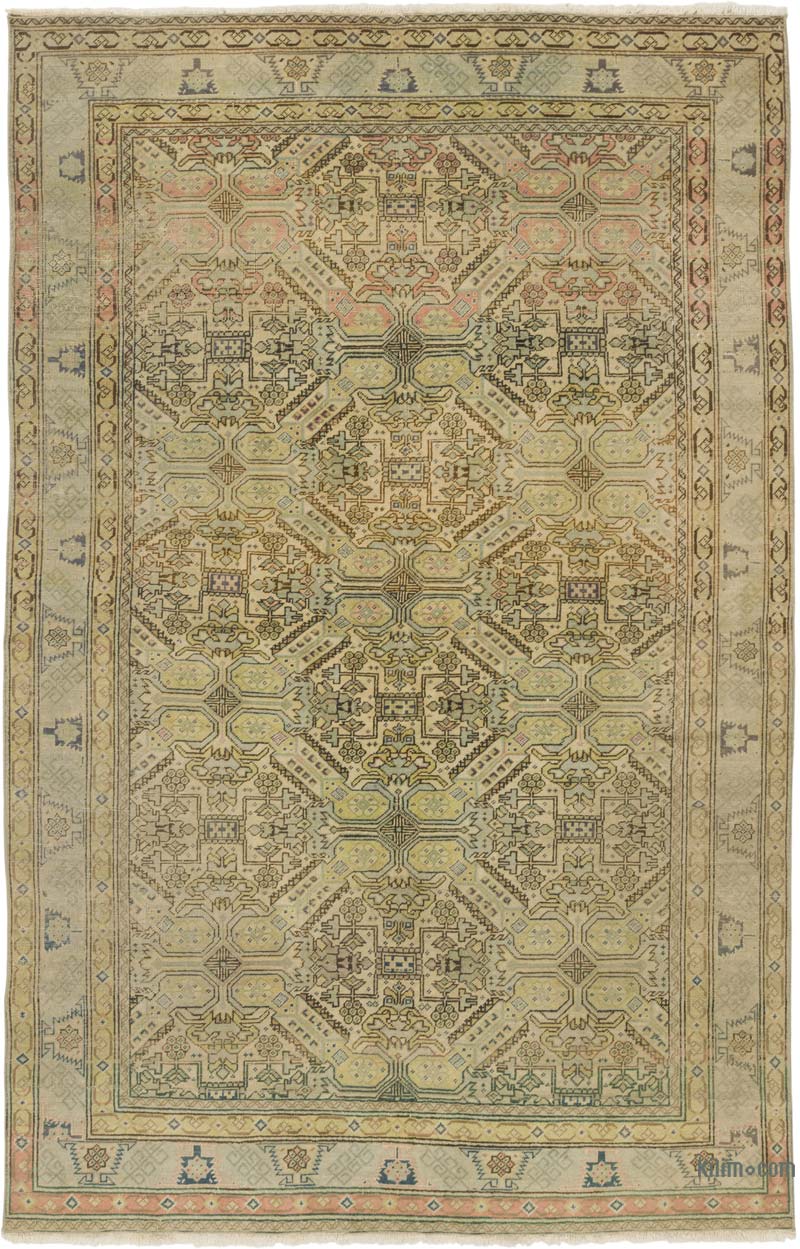 El Dokuma Vintage Hali - 143 cm x 222 cm - K0084363