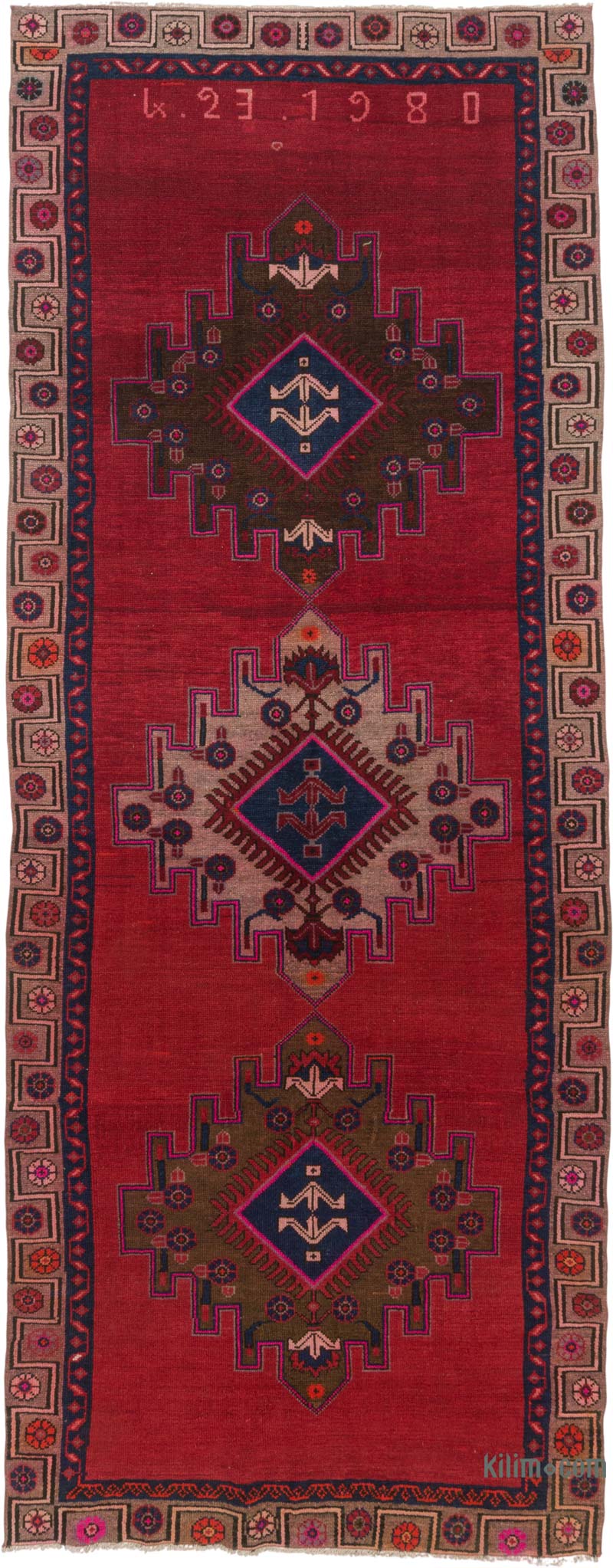 El Dokuma Vintage Hali - 154 cm x 400 cm - K0084366