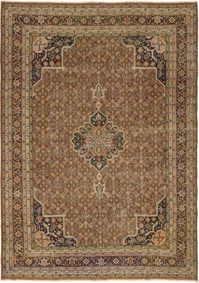 Vintage Hand-Knotted Oriental Rug - 8'  x 11' 3" (96" x 135")