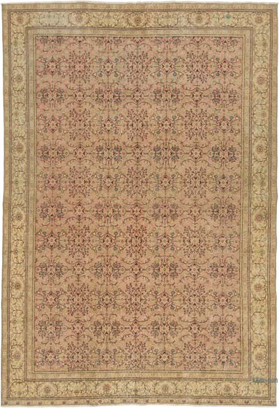 Alfombra Vintage Turca Anudada a Mano - 195 cm x 282 cm