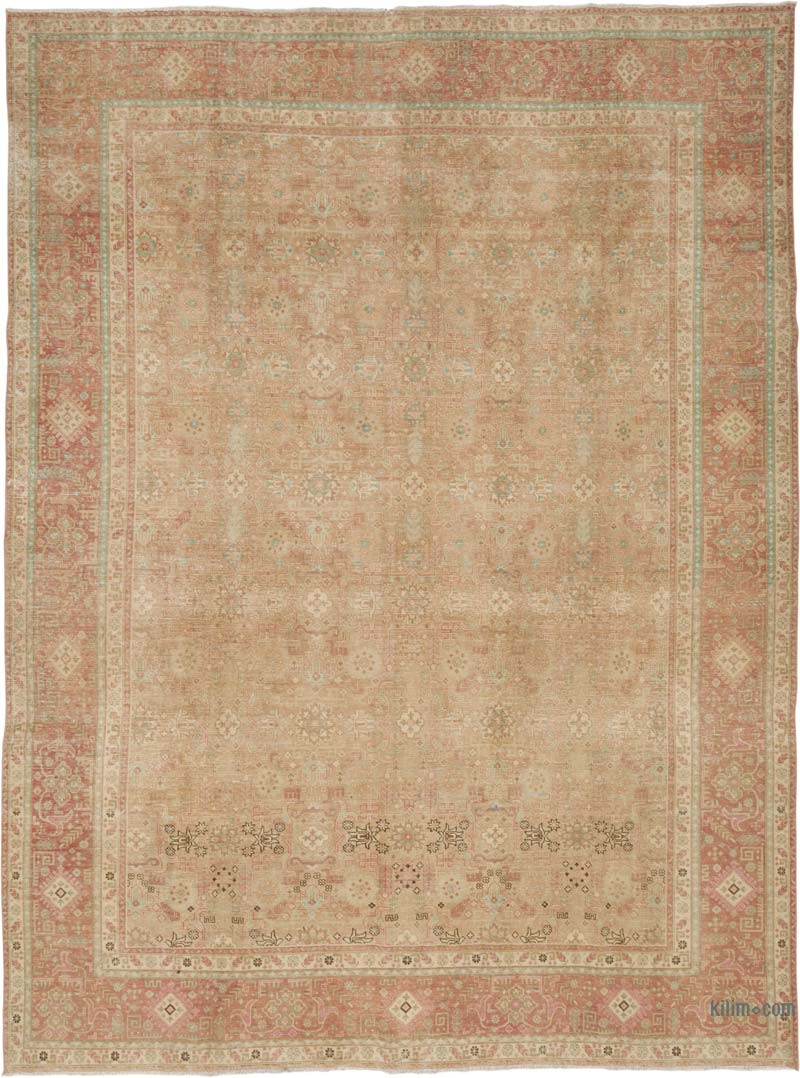 Alfombra Oriental Vintage Anudada a Mano - 294 cm x 388 cm - K0084369