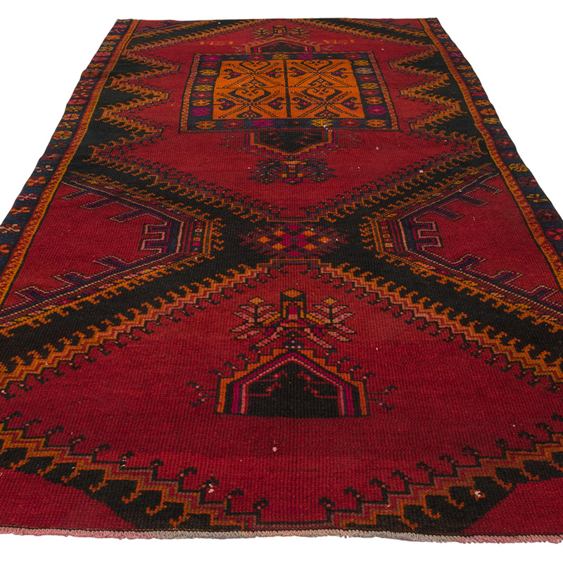 Alfombra Vintage Turca Anudada a Mano - 150 cm x 322 cm - K0084373