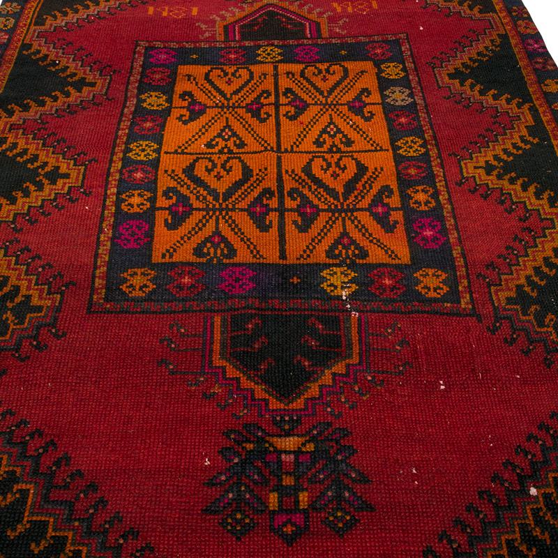 Alfombra Vintage Turca Anudada a Mano - 150 cm x 322 cm - K0084373