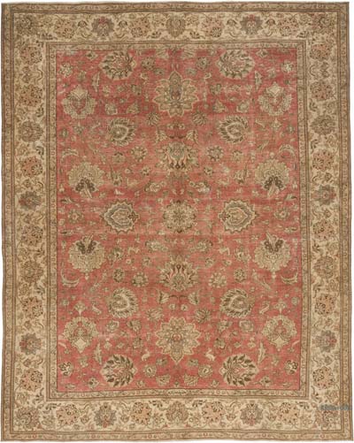 Alfombra Oriental Vintage Anudada a Mano - 302 cm x 374 cm