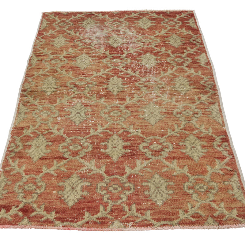 Vintage Turkish Hand-Knotted Rug - 2' 7" x 4' 8" (31" x 56") - K0084377