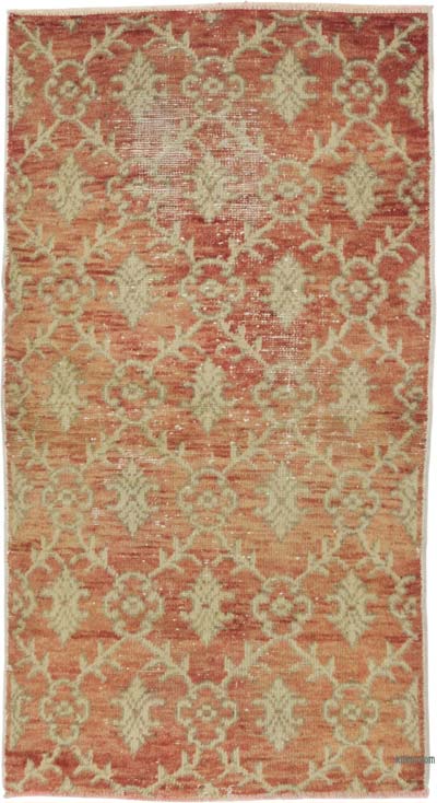 Alfombra Vintage Turca Anudada a Mano - 78 cm x 142 cm