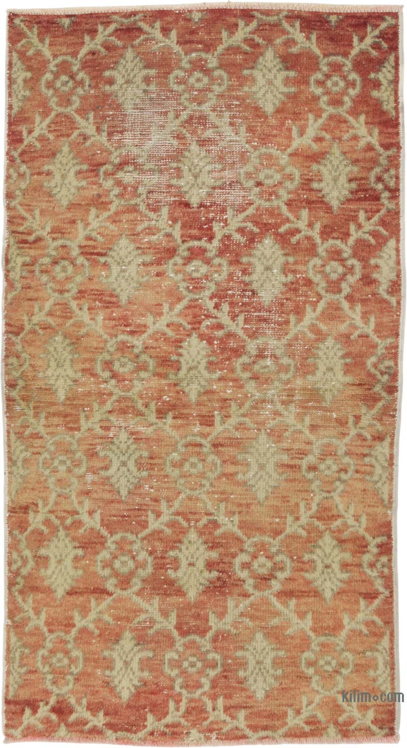 Vintage Turkish Hand-Knotted Rug - 2' 7" x 4' 8" (31" x 56") - K0084377