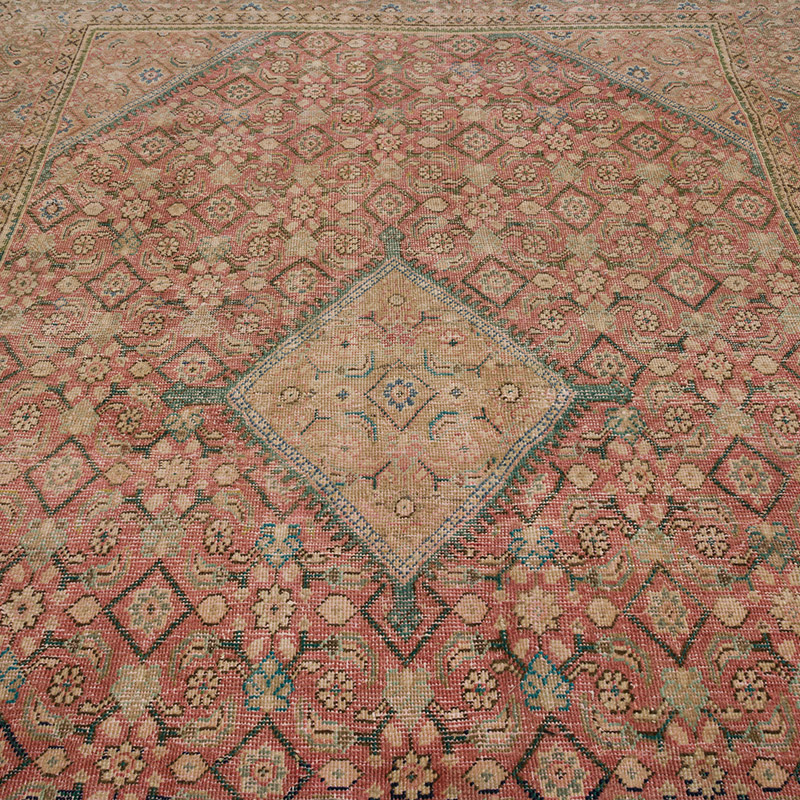 Alfombra Vintage Turca Anudada a Mano - 197 cm x 284 cm - K0084382