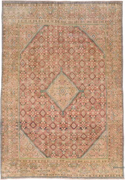Vintage Turkish Hand-Knotted Rug - 6' 6" x 9' 4" (78" x 112")