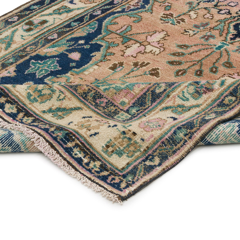 Vintage Turkish Hand-Knotted Runner - 3' 6" x 10' 3" (42" x 123") - K0084383