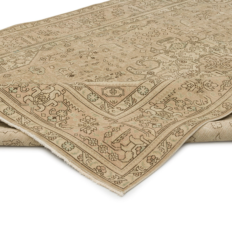 Alfombra Oriental Vintage Anudada a Mano - 198 cm x 291 cm - K0084384
