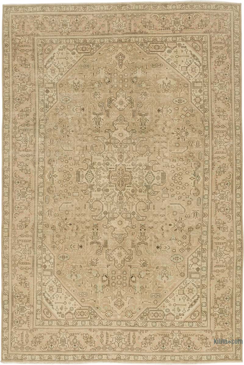 Alfombra Oriental Vintage Anudada a Mano - 198 cm x 291 cm - K0084384