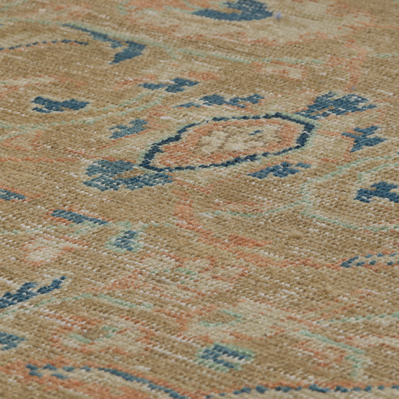 Pasillo Vintage Turco Anudado a Mano - 110 cm x 414 cm - K0084385