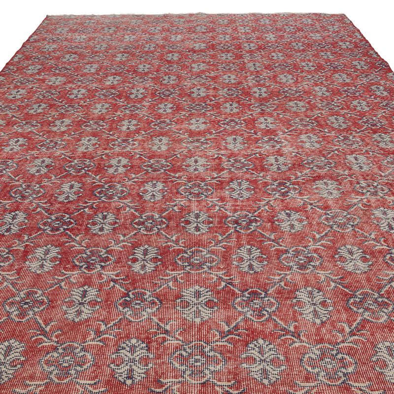 Vintage Turkish Hand-Knotted Rug - 7' 1" x 10' 11" (85" x 131") - K0084386