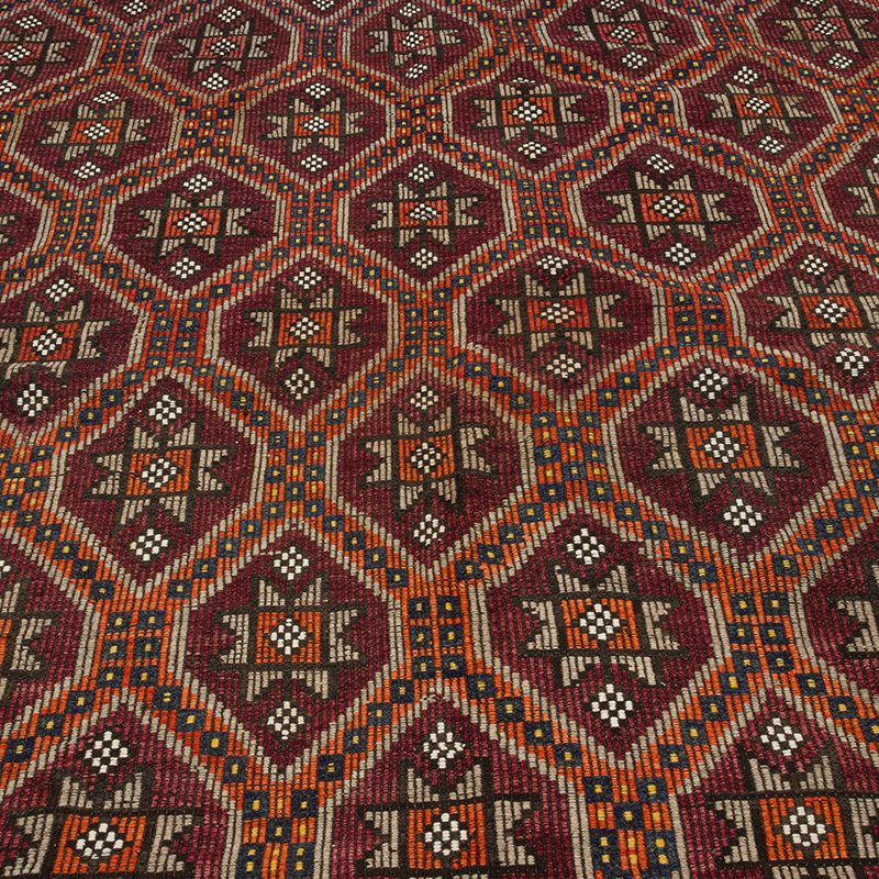 Vintage Anatolian Jijim Rug - 6' 1" x 10' 3" (73" x 123") - K0084388