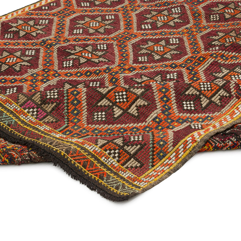 Vintage Anatolian Jijim Rug - 6' 1" x 10' 3" (73" x 123") - K0084388