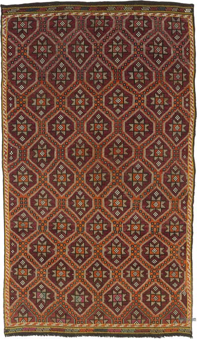 Vintage Anatolian Jijim Rug - 6' 1" x 10' 3" (73" x 123")
