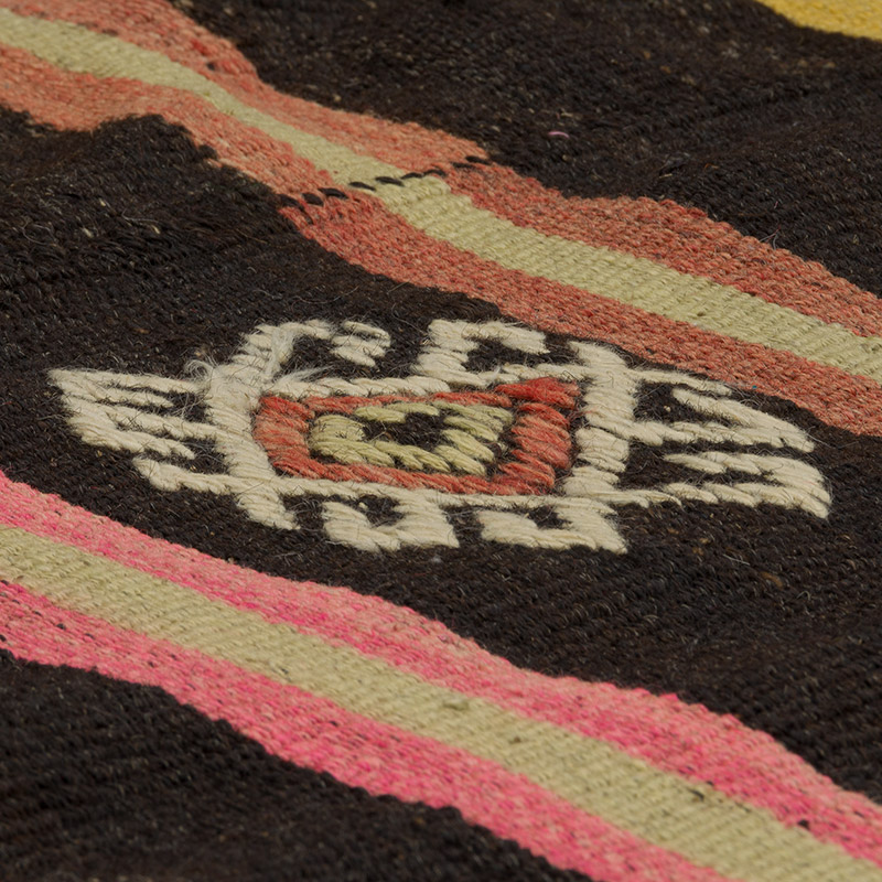 Vintage Anatolian Kilim Rug - 6' 3" x 13' 2" (75" x 158") - K0084391
