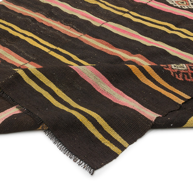 Vintage Anatolian Kilim Rug - 6' 3" x 13' 2" (75" x 158") - K0084391