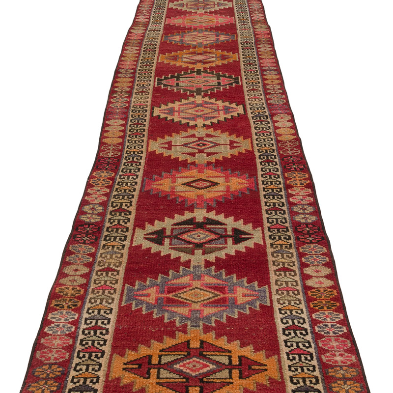 Vintage Anadolu Yolluk - 70 cm x 402 cm - K0084395