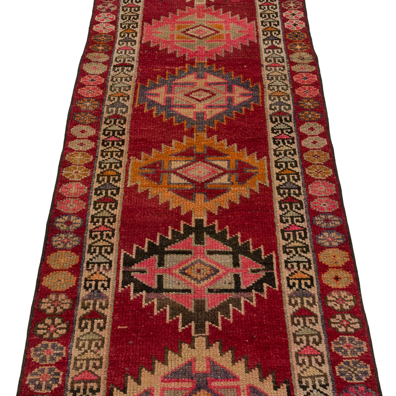 Vintage Anadolu Yolluk - 70 cm x 402 cm - K0084395