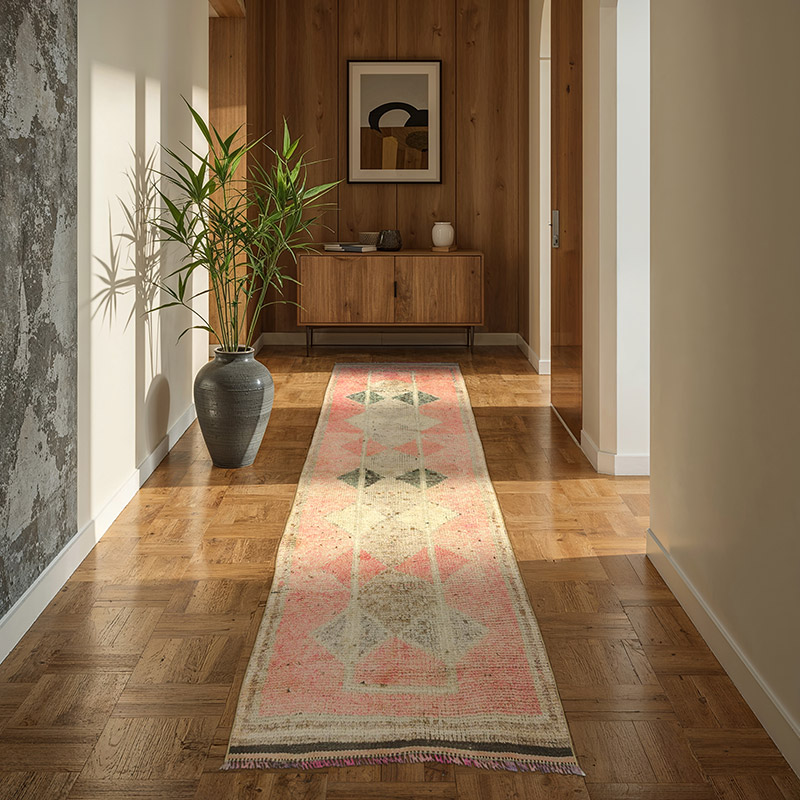 Vintage Anadolu Yolluk - 87 cm x 261 cm - K0084397