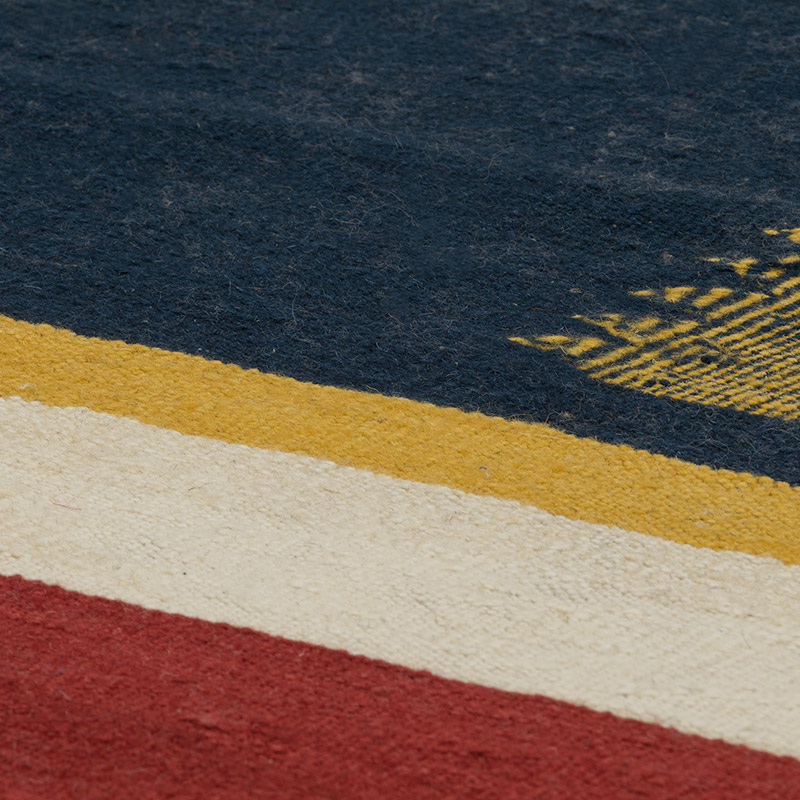 New Handwoven Turkish Kilim Rug - 6' 2" x 8' 4" (74" x 100") - K0084399