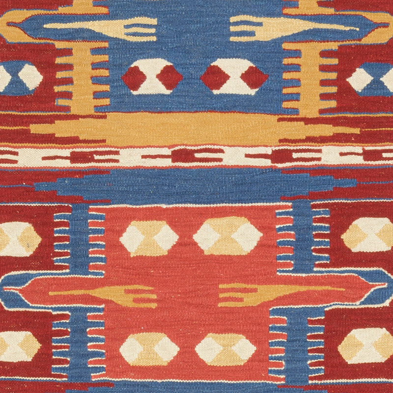 Yeni Kök Boya El Dokuma Yolluk Kilim - 92 cm x 335 cm - K0084400