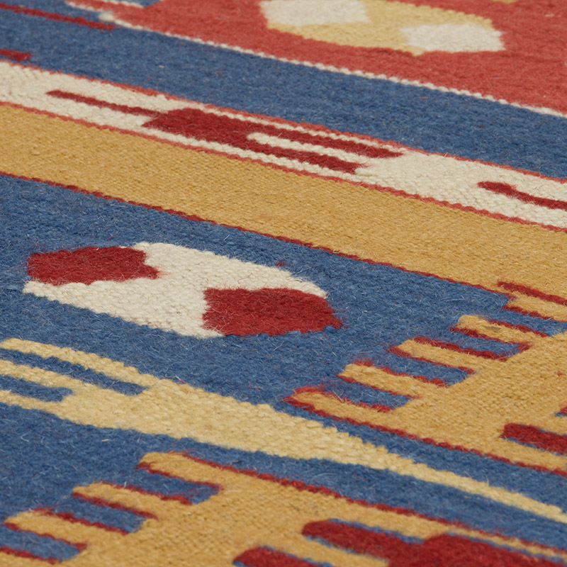 Yeni Kök Boya El Dokuma Yolluk Kilim - 92 cm x 335 cm - K0084400