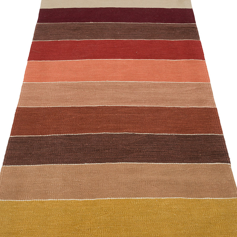 Yeni Kök Boya El Dokuma Yolluk Kilim - 84 cm x 341 cm - K0084403
