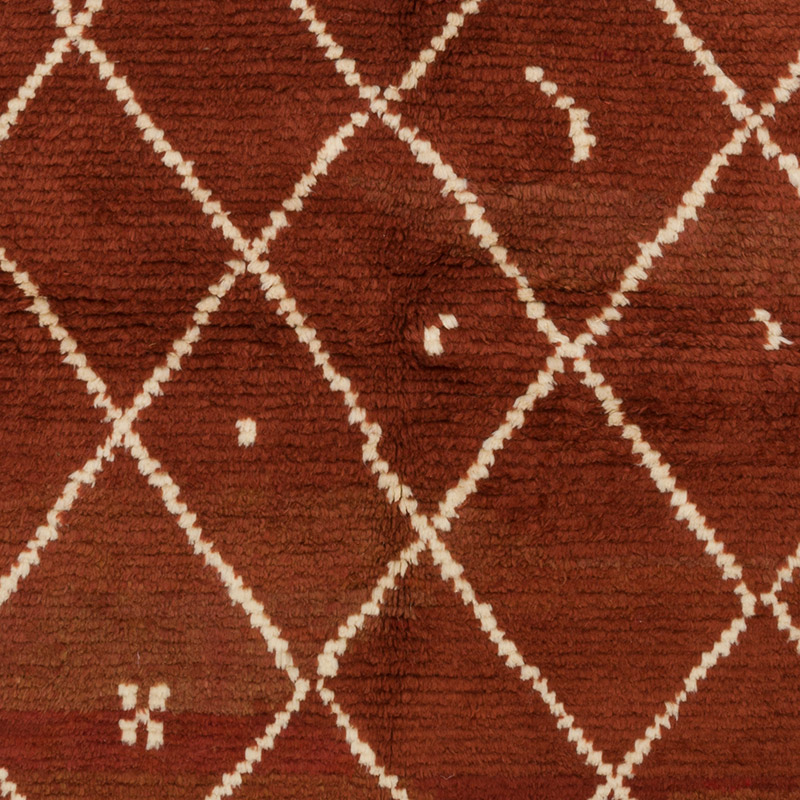 New Moroccan Style Hand-Knotted Tulu Rug - 6' 2" x 8' 8" (74" x 104") - K0084405