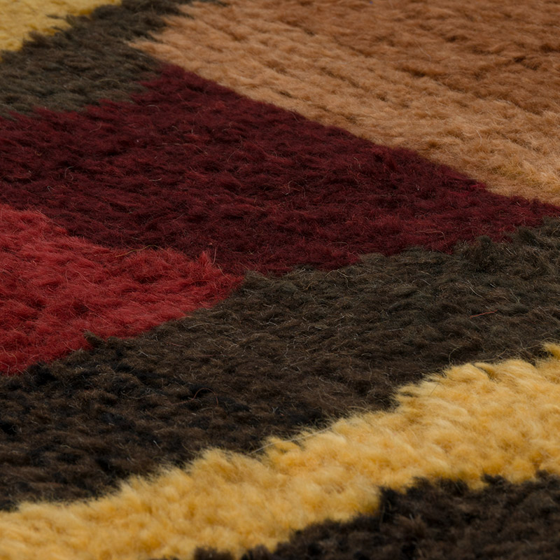 New Moroccan Style Hand-Knotted Tulu Rug - 6' 1" x 7' 10" (73" x 94") - K0084407