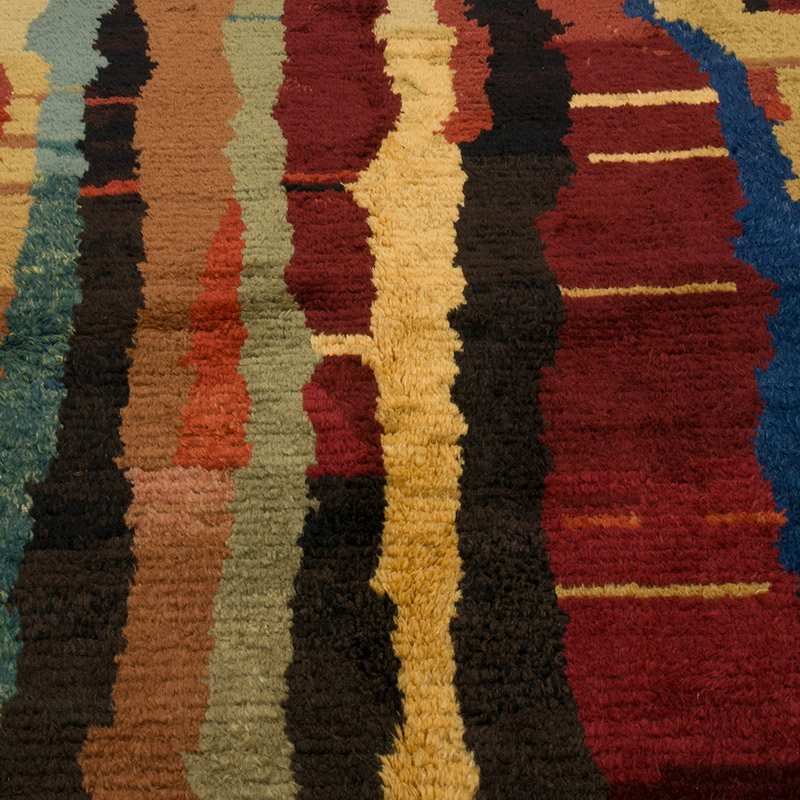 New Moroccan Style Hand-Knotted Tulu Rug - 6' 1" x 7' 10" (73" x 94") - K0084407