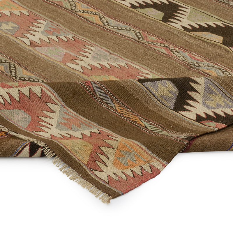 Vintage Kars Kilim Rug - 5' 2" x 7' 1" (62" x 85") - K0084409