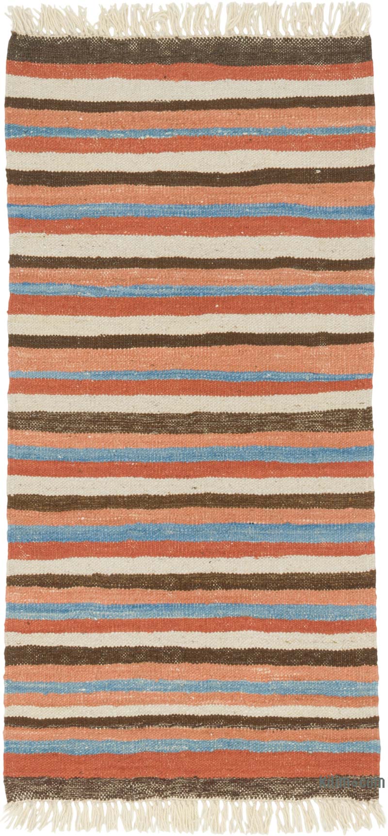New Handwoven Turkish Kilim Rug - 2' 5" x 4' 11" (29" x 59") - K0084411