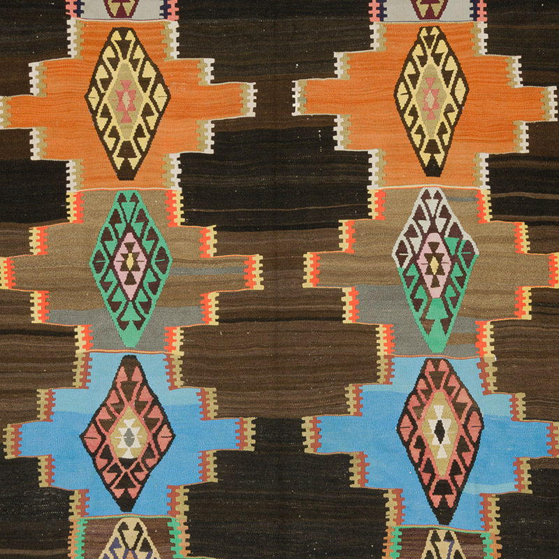 Alfombra Kars Kilim Vintage - 218 cm x 382 cm - K0084415