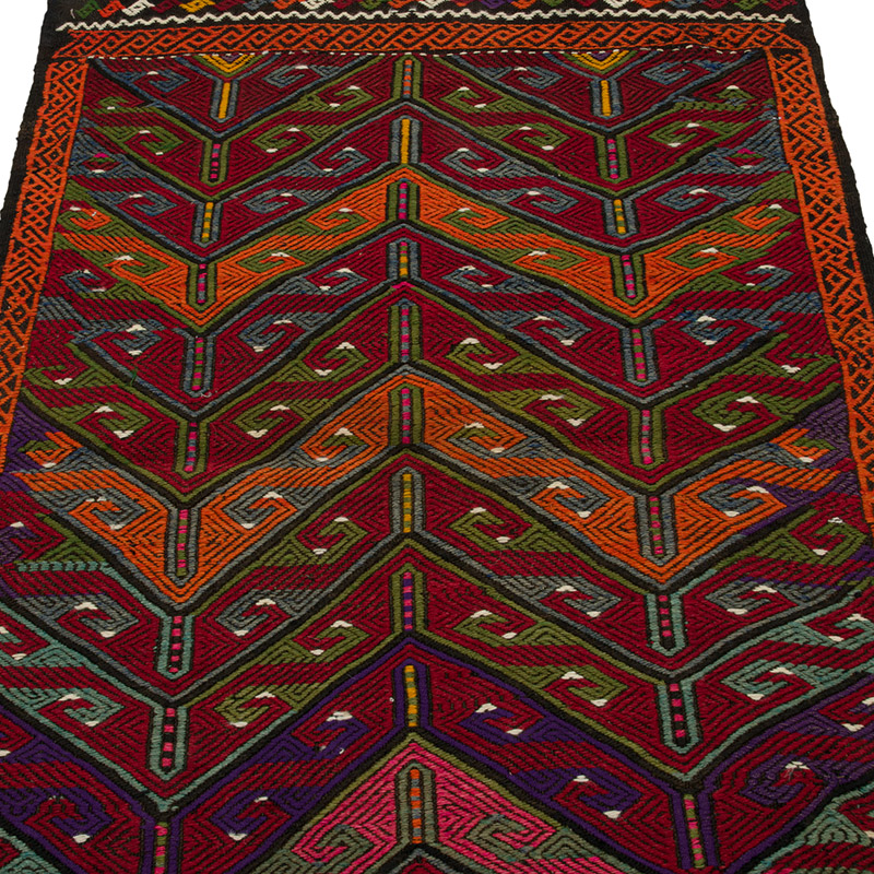 Vintage Anatolian Jijim Rug - 3' 1" x 4' 9" (37" x 57") - K0084418