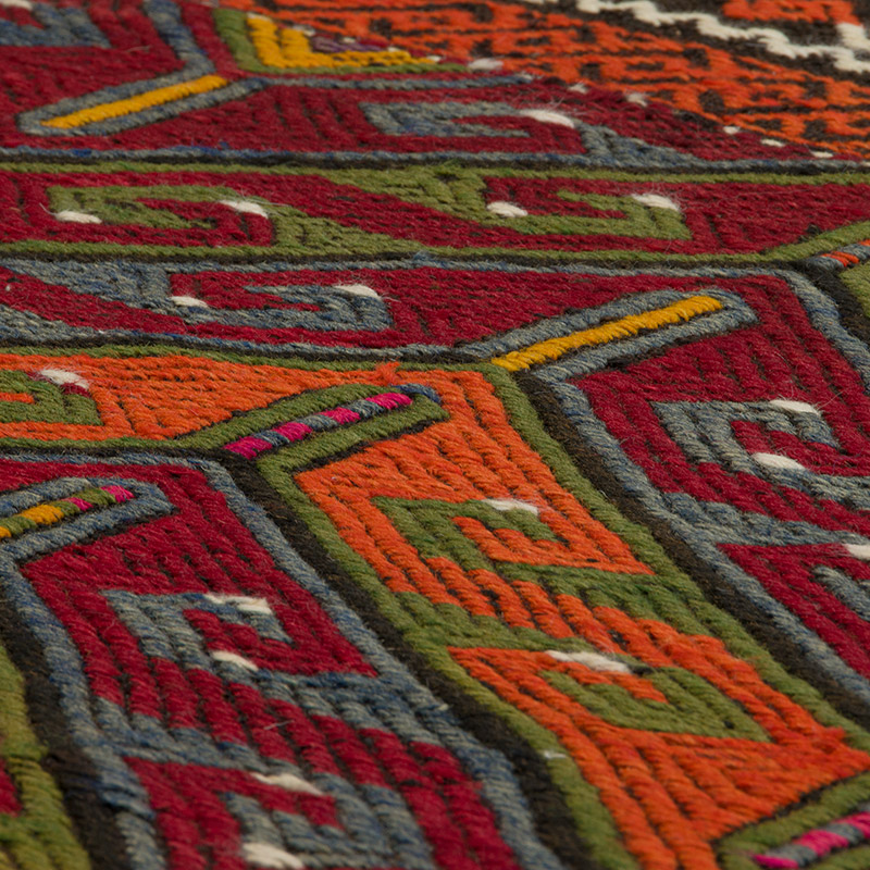 Vintage Anatolian Jijim Rug - 3' 1" x 4' 9" (37" x 57") - K0084418