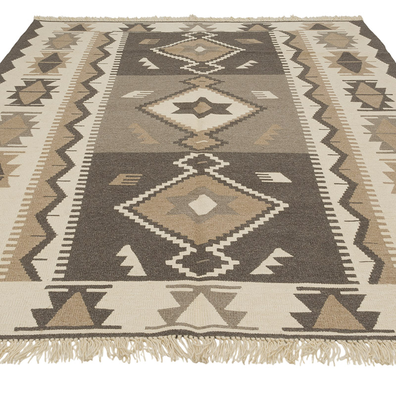 New Handwoven Turkish Kilim Rug - 5' 9" x 7' 6" (69" x 90") - K0084419