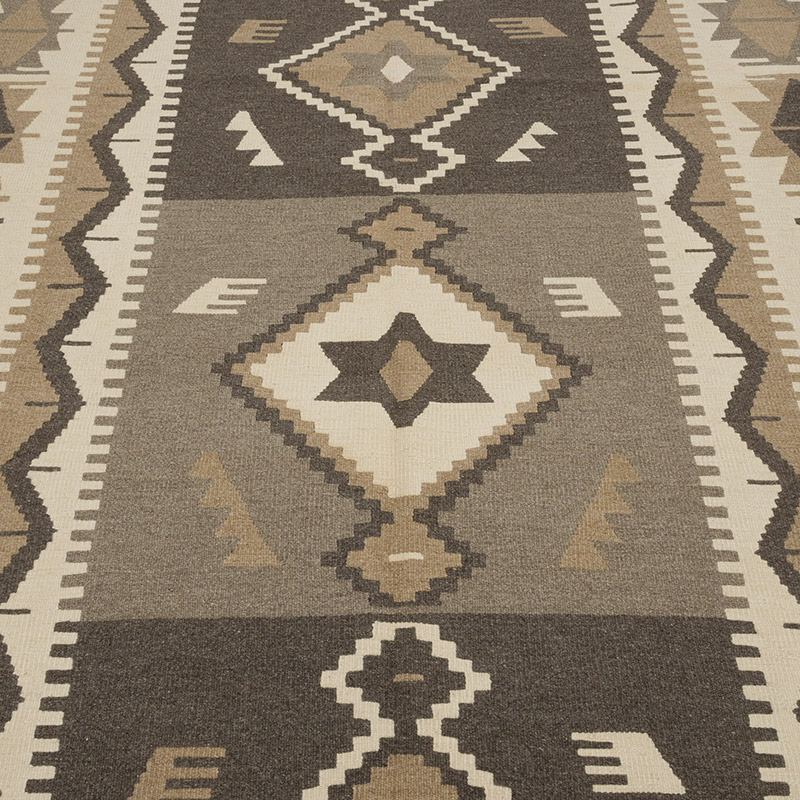 New Handwoven Turkish Kilim Rug - 5' 9" x 7' 6" (69" x 90") - K0084419