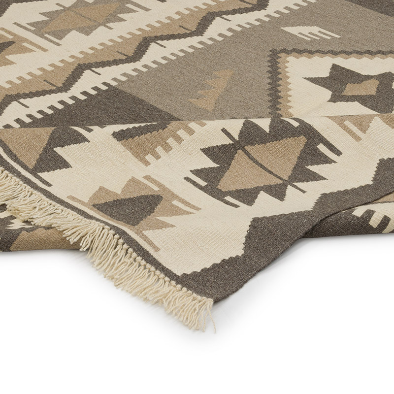 New Handwoven Turkish Kilim Rug - 5' 9" x 7' 6" (69" x 90") - K0084419